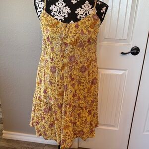 Old Navy Yellow Floral Mini Dress